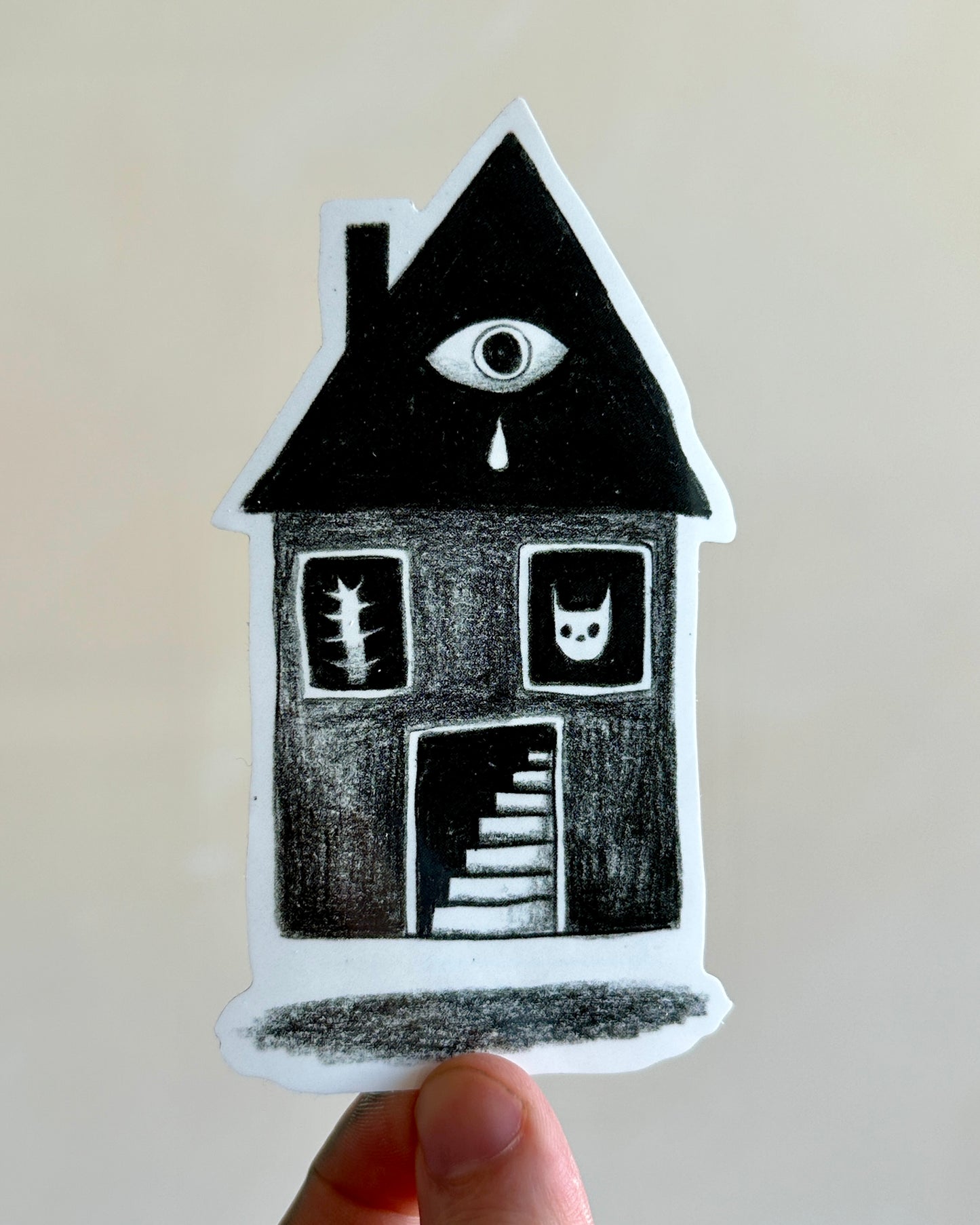 Not haunted house Sticker