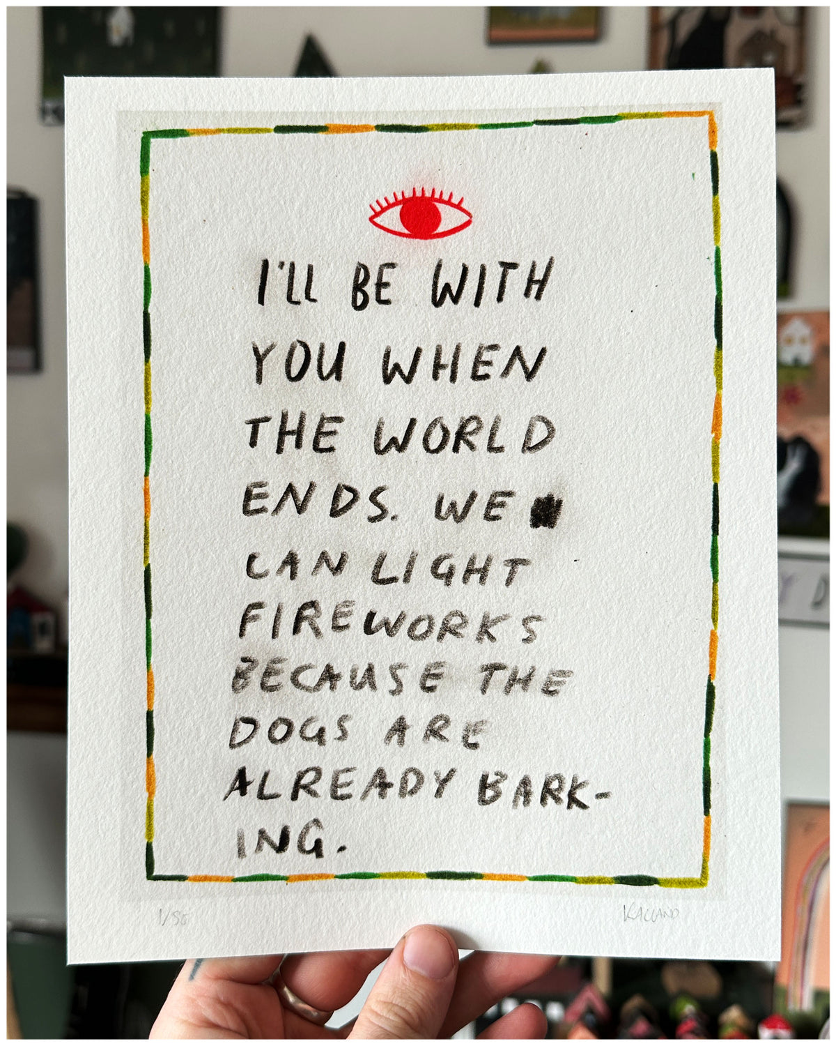 Worlds end Giclee print