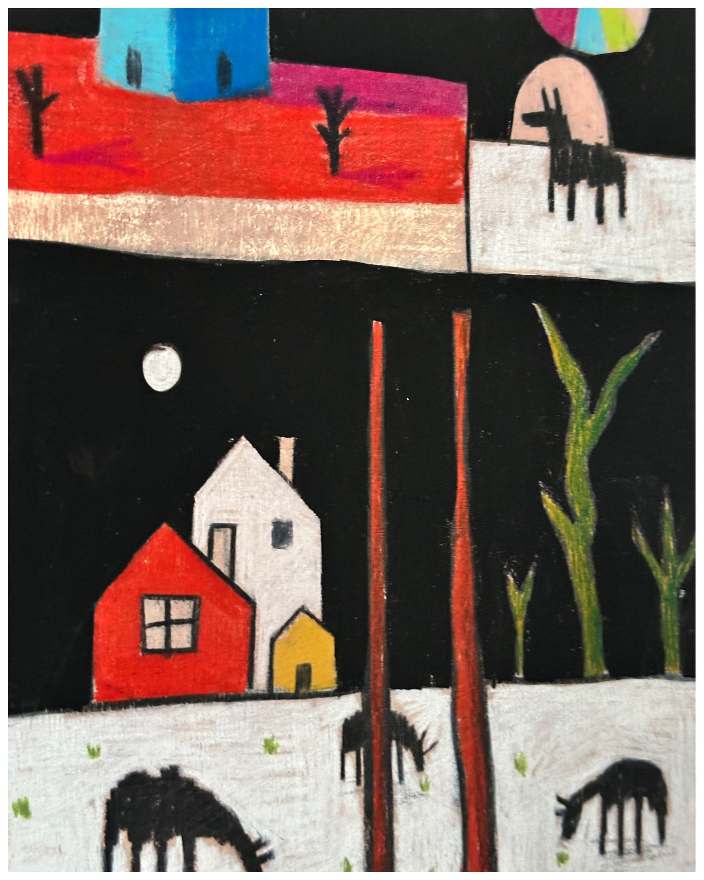 A Warm Home Made Of Felt.