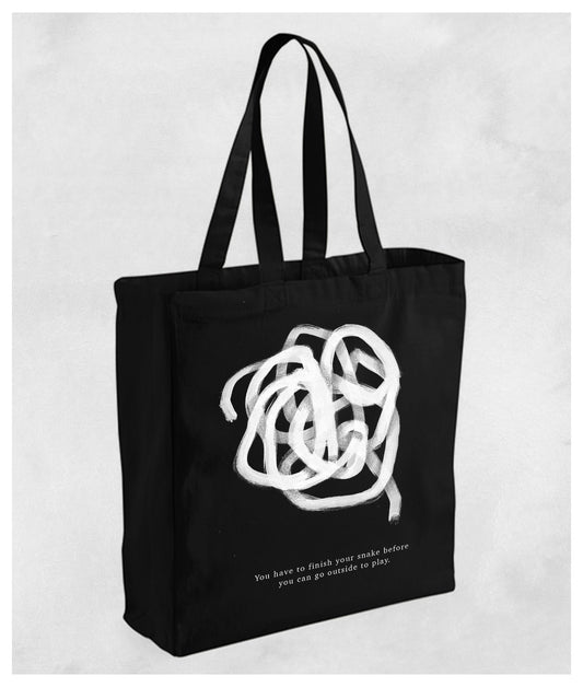 You Can't Go Outside Tote Bag.