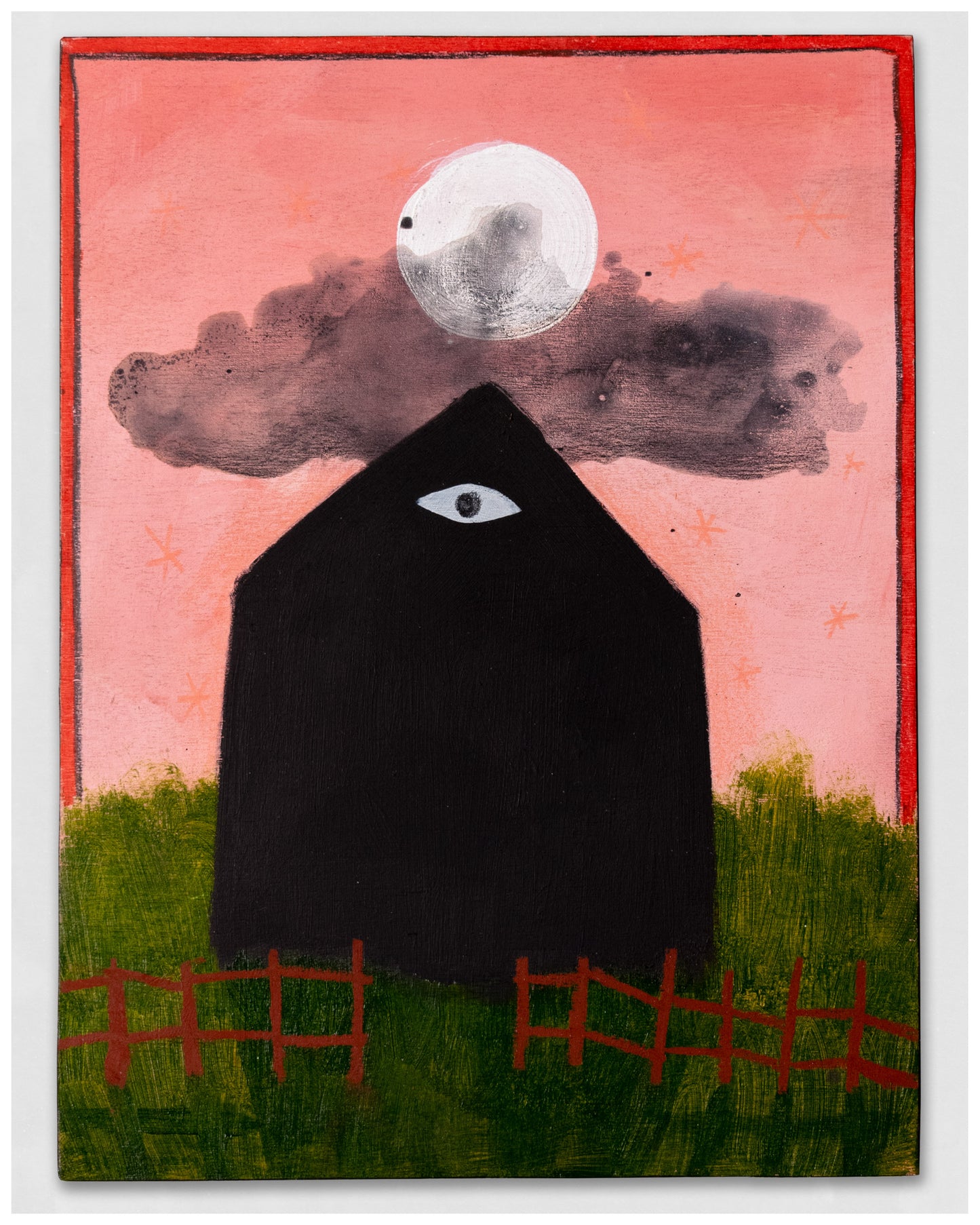 Black house eye moon