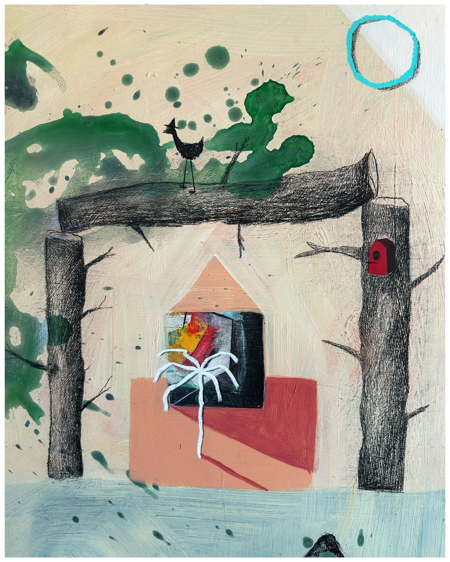 Drowning As A Big Bird In A Small Town.
