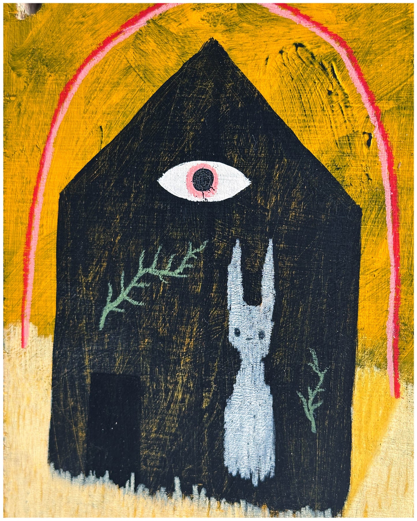 One door for the ghosts.