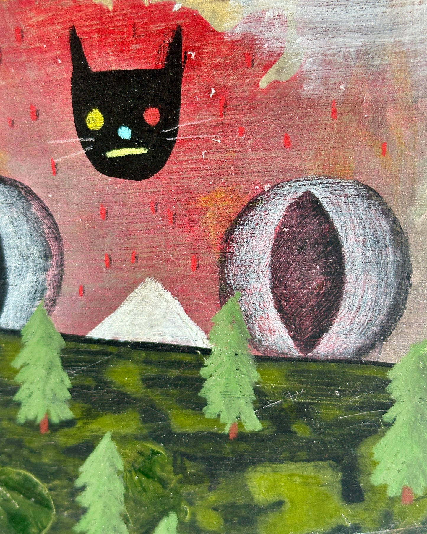 Silenced by the forest.