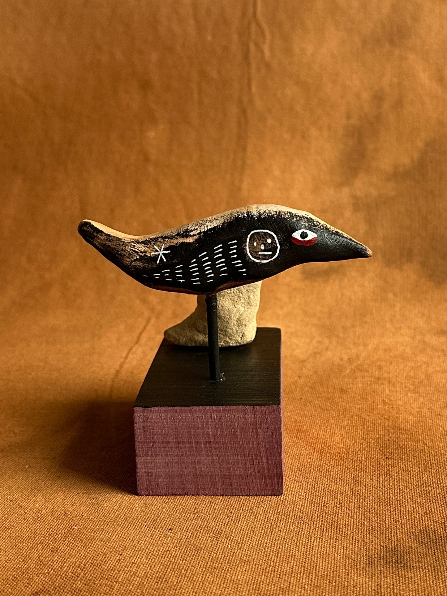 Ash pile stalker (adult and nestling)