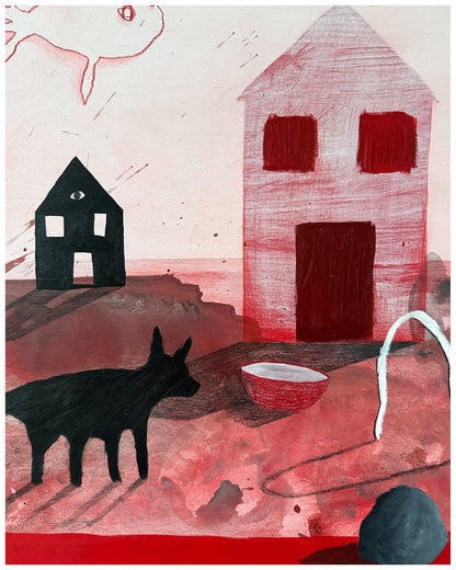 Staring at a bowl that will never be filled.