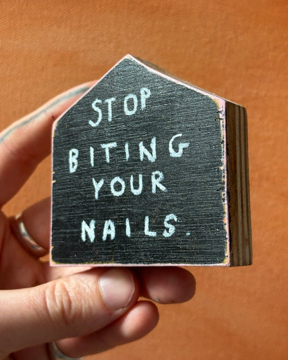 Do as I say - not as I do.