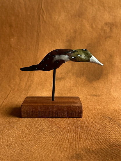 Lurching leopard buzzard