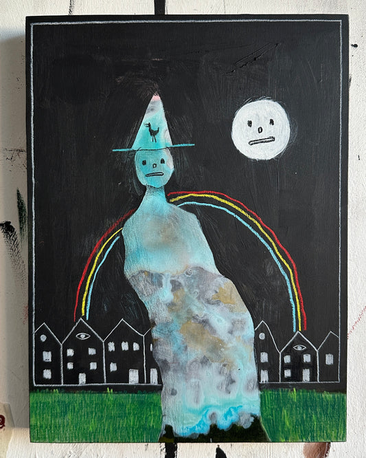 They were as close as brothers, the moon and the wizard.