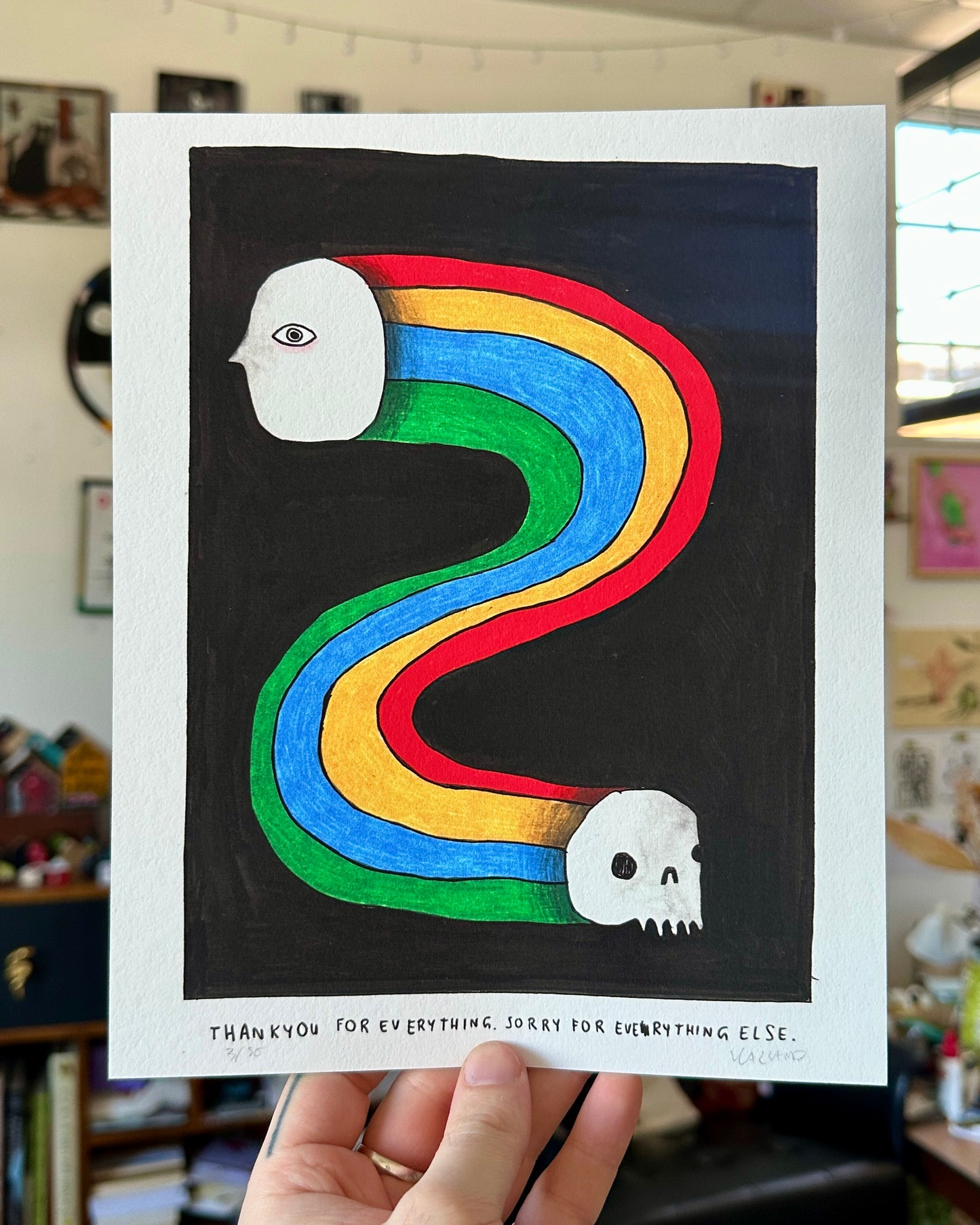 Thank you for everything Giclee print