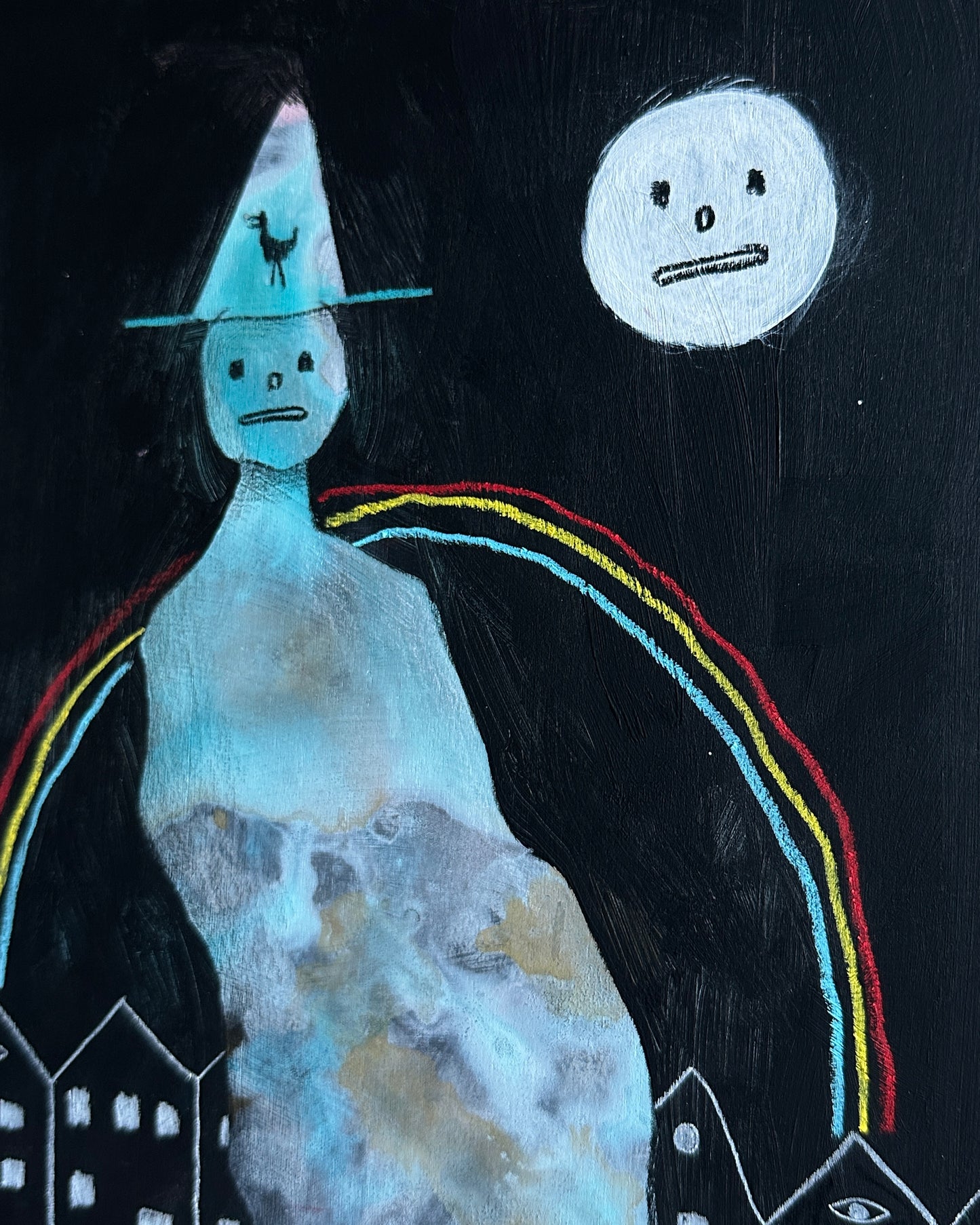 They were as close as brothers, the moon and the wizard.