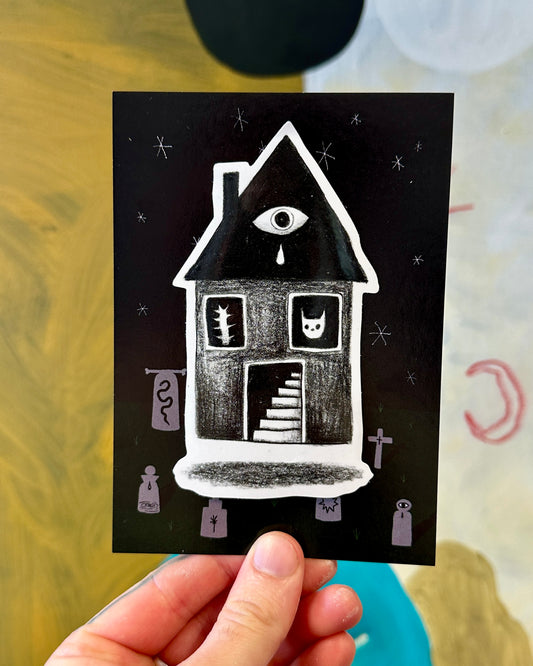 Not haunted house Sticker