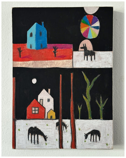 A Warm Home Made Of Felt.