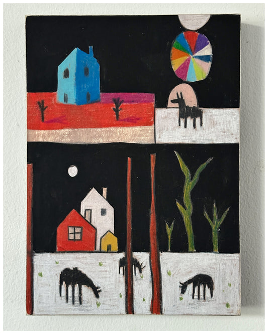 A Warm Home Made Of Felt.