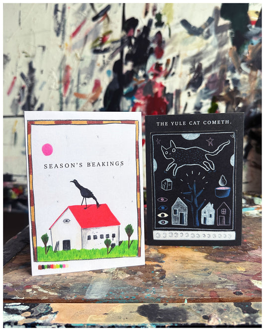 Barely Christmas Cards.