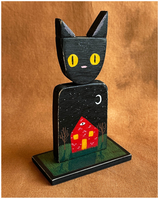 A game of cat and house.