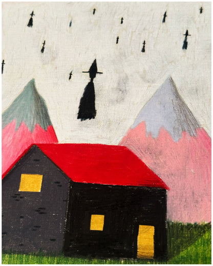 An inviting house where no one is welcome.