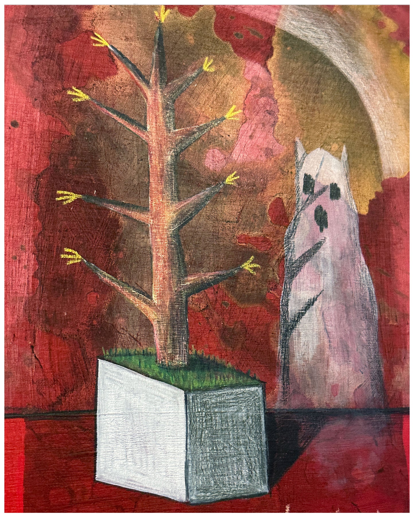 Gathering To Watch Trees Die.